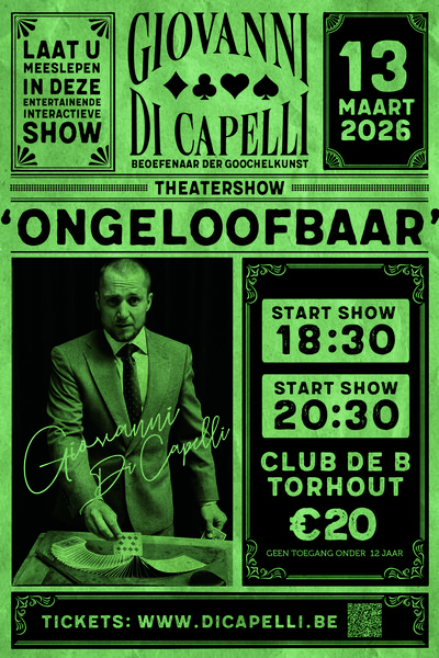 Poster 13 maart 2026
