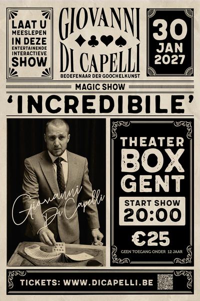 Giovanni Di Capelli - Affiche Magic Show 2027 30 Jan Theaterbox Gent-01
